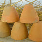 Traditional Clay Kulhad Cups for Tea and Coffee Handmade Terracotta Set of 6 Natural