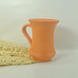 Traditional Clay Mug with Engraved Pattern, Terracotta, 250 ml Capacity, Curved Handle