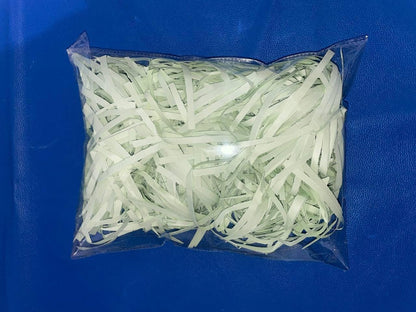 Decorative Shredded Paper for Gift Packaging and Hampers, white, 200g