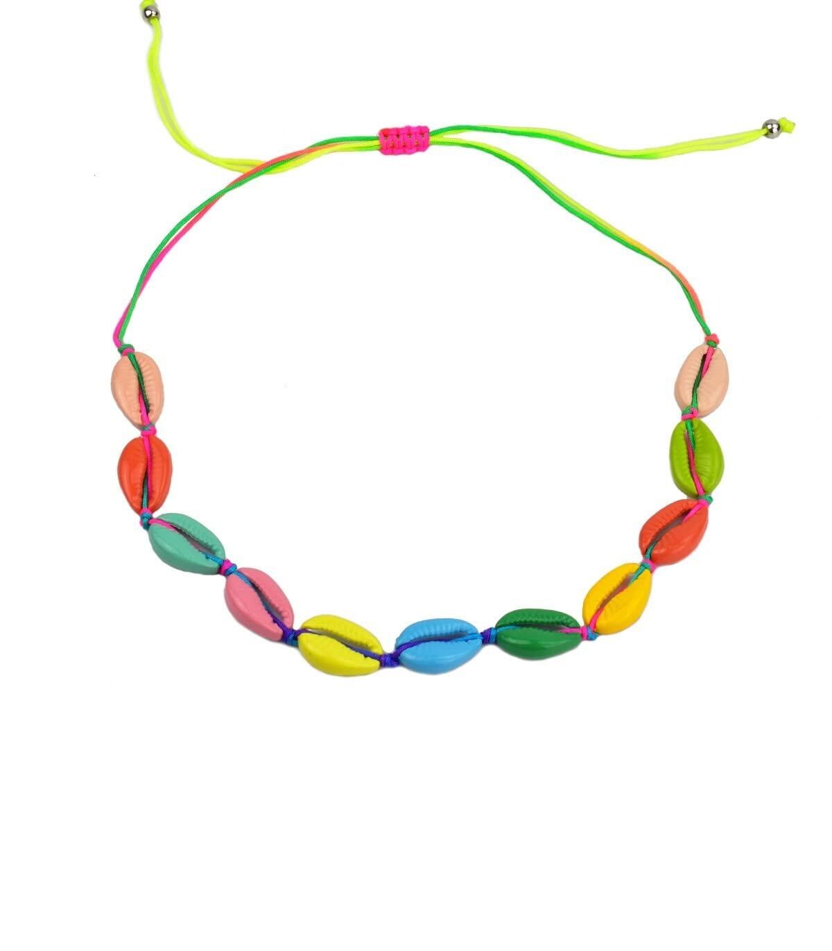 Colorful Cowrie Shell Beads, Multi-Color Plastic Charms for Jewelry Making, Festival Accessories