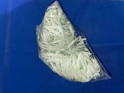 Decorative Shredded Paper for Gift Packaging and Hampers, white, 200g