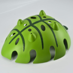 Decorative Monstera Leaf Bowl, Modern Tropical Design Fruit Basket, Bright Green - Image 5