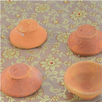 Traditional Clay Diyas, Handmade Terracotta Oil Lamps for Decoration, Set of 6 - Image 5
