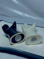 Ceramic Hugging Salt and Pepper Shaker Set, Navy Blue and White, Decorative Kitchen Table Accessory - Image 6