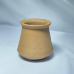 Handcrafted Clay Planter Pot, Traditional Earthen Vase, Terracotta Brown