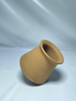 Handcrafted Clay Planter Pot, Traditional Earthen Vase, Terracotta Brown - Image 4