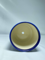 Handcrafted Ceramic Brush Holder, Blue and White Floral Design, Traditional Pottery Storage Container - Image 6