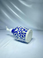 Decorative Ceramic Soap Dispenser, Blue and White Floral Pattern, Pump Bottle - Image 5