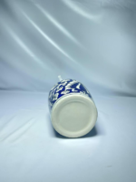 Decorative Ceramic Soap Dispenser, Blue and White Floral Pattern, Pump Bottle - Image 6