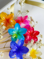 Cleature Baque Rainbow Paper Flower Bouquet, Handcrafted Artificial Flowers with Gold Ribbon, White Presentation Wrap, 35 cm - Image 7