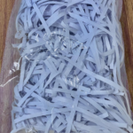 White Shredded Paper for Gift Packaging, 50g, Decorative Filling for Hampers and Boxes