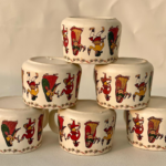 Handcrafted Warli Art Ceramic Tea Set – 1 Teapot & 6 Cups | Traditional Indian Design - Image 7