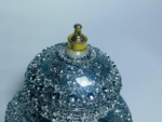 Luxury Glitter Incense Holder with Crystal Accents, Decorative Agarbatti Stand with Diamond-Cut Stones - Image 4