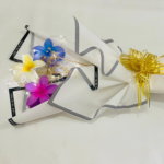 Clutcher Bouquet with Mixed Color clutcher, White Paper Wrap, Gold Ribbon, I Love You Message Border for Romantic Gifting - Image 6