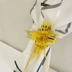 Clutcher Bouquet with Mixed Color clutcher, White Paper Wrap, Gold Ribbon, I Love You Message Border for Romantic Gifting - Image 9