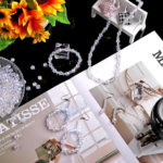 Crystal Beads Set, Iridescent AB Coated Transparent Acrylic Beads for Jewelry Making, DIY Crafts, Necklaces, Bracelets, Earrings, Rainbow Effect Decorative Crystals - Image 4