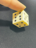 Bone Dice Set, Natural Ivory Tone, Smooth Finish, Traditional Gaming Dice, Perfect for Board Games and Collectors - Image 3