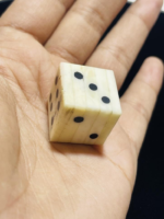 Bone Dice Set, Natural Ivory Tone, Smooth Finish, Traditional Gaming Dice, Perfect for Board Games and Collectors - Image 5