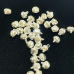 Silver ghungroo Beads, for jwellery Making