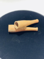 Set of 2 chillum Handmade Clay chilam/Smoking Pipe