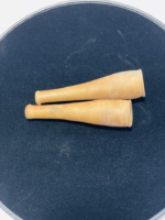 Set of 2 chillum Handmade Clay chilam/Smoking Pipe - Image 5