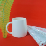 Classic White Ceramic Coffee Mug, Microwave and Dishwasher Safe, Minimalist Design - Image 2