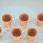 Traditional Clay Kulhad Tea Cups, Handcrafted Terracotta Cups Set, Natural Unglazed, 6 Pieces - Image 9