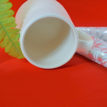 Classic White Ceramic Coffee Mug, Microwave and Dishwasher Safe, Minimalist Design - Image 3