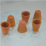 Traditional Clay Kulhad Tea Cups, Handcrafted Terracotta Cups Set, Natural Unglazed, 6 Pieces - Image 8