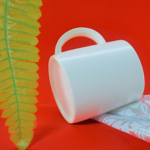 Classic White Ceramic Coffee Mug, Microwave and Dishwasher Safe, Minimalist Design - Image 4