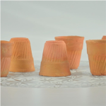 Traditional Clay Kulhad Tea Cups, Handcrafted Terracotta Cups Set, Natural Unglazed, 6 Pieces - Image 7