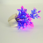 Artificial Neon Glow Plant, Blue and Pink Foliage, Decorative Potted Plant, Modern Home Decor - Image 4