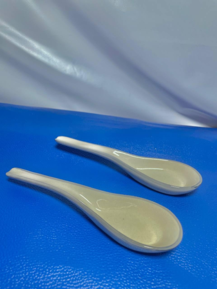 Traditional Ceramic  Serving Spoon, 20 cm Length, Terracotta, Hand Wash Only