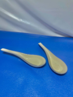 Traditional Ceramic  Serving Spoon, 20 cm Length, Terracotta, Hand Wash Only - Image 2