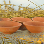 Traditional Handmade Clay Serving Bowls, Terracotta Katori Set of 6, Indian Dining Bowls for Desserts and Snacks - Image 5