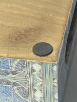 Decorative Wooden Serving Trays Set, Peacock Paradise Design with Gold Trim, 3-Piece Nesting Trays - Image 9